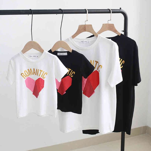 women's t-shirt mother-son summer clothes wave of three short sleeve celebrity net-shirts for a family s8s5, White
women's t-shirt mother-son summer clothes wave of three short sleeve celebrity net-shirts for a family s8s5, White