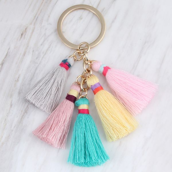 multicolor tassel keychain for women handmade bohemian key ring boho handbag pendant accessories key holder jewelry gifts, Silver
multicolor tassel keychain for women handmade bohemian key ring boho handbag pendant accessories key holder jewelry gifts, Silver