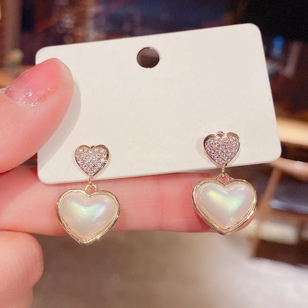 stud dongdaemun temperament fashion set pearl peach heart earrings female 2021 tide personality sweet, Golden;silver
stud dongdaemun temperament fashion set pearl peach heart earrings female 2021 tide personality sweet, Golden;silver