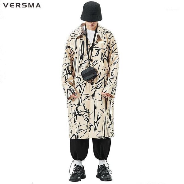 men's trench coats versma korean clothing graffiti print camouflage long men women coat hip hop oversized windbreaker jackets plus size, Tan;black
men's trench coats versma korean clothing graffiti print camouflage long men women coat hip hop oversized windbreaker jackets plus size, Tan;black
