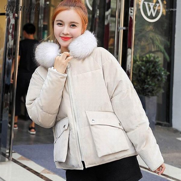 women's down & parkas women gold velvet jackets casual thicken warm big fur collar hooded short coats -25degrees outwear clothing m-2xl, Black
women's down & parkas women gold velvet jackets casual thicken warm big fur collar hooded short coats -25degrees outwear clothing m-2xl, Black