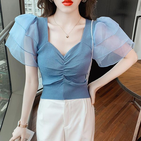 women's blouses & shirts summer style office lady fashion all-match v-neck pleated puff sleeve print patchwork slim t-shirt short-sleev, White
women's blouses & shirts summer style office lady fashion all-match v-neck pleated puff sleeve print patchwork slim t-shirt short-sleev, White