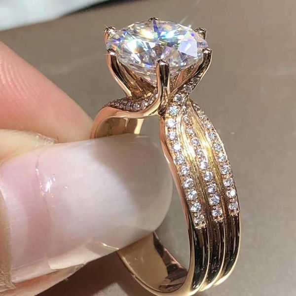 classic six-claw gold color engagement wedding ring for women fashion round shape zircon anniversary gift jewelry rings, Slivery;golden
classic six-claw gold color engagement wedding ring for women fashion round shape zircon anniversary gift jewelry rings, Slivery;golden
