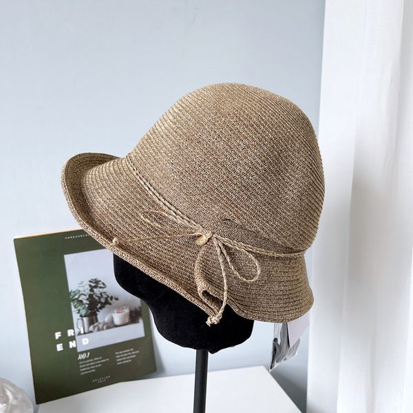 big hat pleated fisherman's women's summer sun protection straw mixed color thin braided basin, Blue;gray
big hat pleated fisherman's women's summer sun protection straw mixed color thin braided basin, Blue;gray