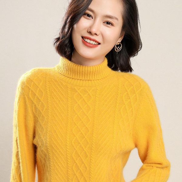 women's sweaters 2021 autumn and winter mink wool sweater women high neck pullover thick plus size slim to keep war, White;black
women's sweaters 2021 autumn and winter mink wool sweater women high neck pullover thick plus size slim to keep war, White;black