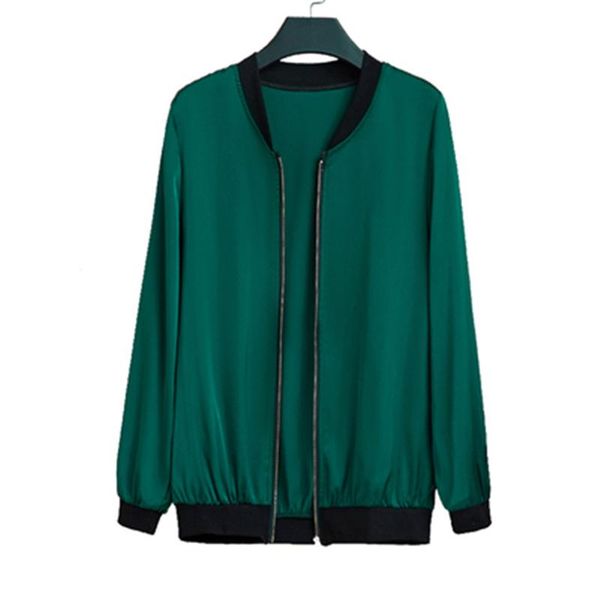 women's jackets spring autumn arrivals loose plus size female coats long sleeve baseball uniform lady clothes, Black;brown
women's jackets spring autumn arrivals loose plus size female coats long sleeve baseball uniform lady clothes, Black;brown