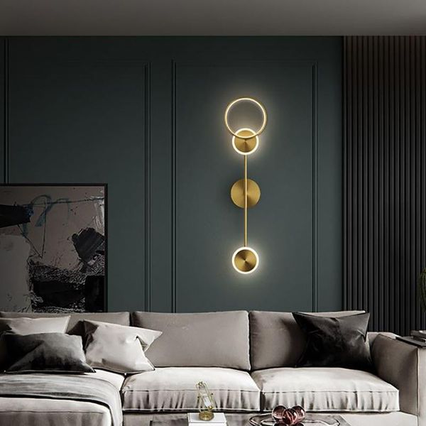 wall lamp modern round copper led lights living room bedside lighting fixtures gold surface mount atmosphere
wall lamp modern round copper led lights living room bedside lighting fixtures gold surface mount atmosphere