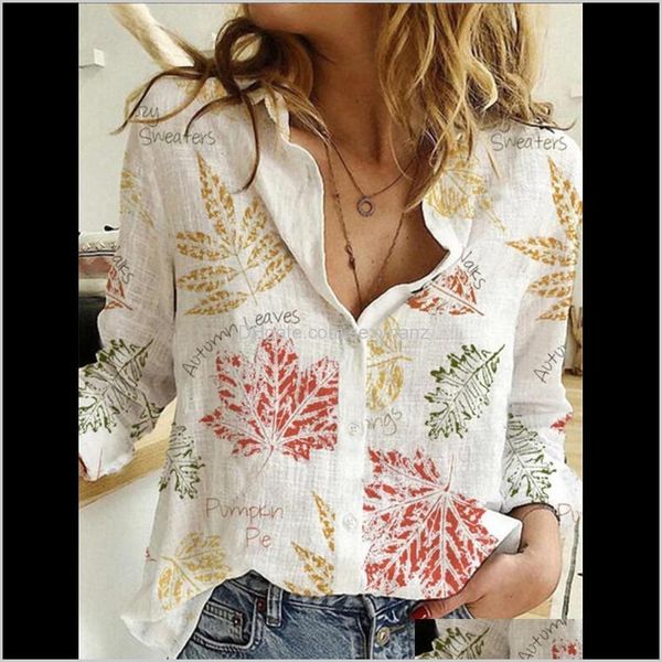 blouses shirts clothing apparel drop delivery 2021 elegant printed long sleeve allmatch shirt womens fashion large size temperament uffz, White
blouses shirts clothing apparel drop delivery 2021 elegant printed long sleeve allmatch shirt womens fashion large size temperament uffz, White