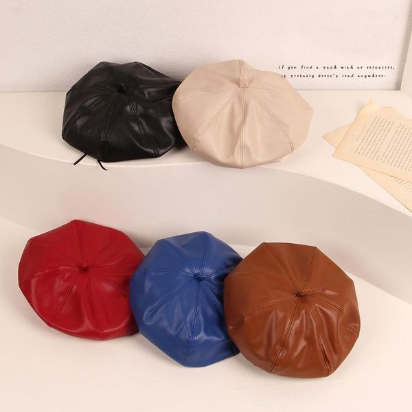 caps & hats spring autumn children beret girls boys leather octagonal england style drawstrings solid color pumpkin, Yellow
caps & hats spring autumn children beret girls boys leather octagonal england style drawstrings solid color pumpkin, Yellow