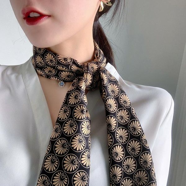scarves 2021 twill silk 90cm women's french retro large square printed headscarves and shawls, Blue;gray
scarves 2021 twill silk 90cm women's french retro large square printed headscarves and shawls, Blue;gray