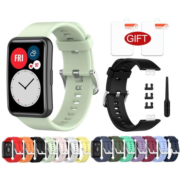watch bands silicone sport strap for huawei fit fitness smart with tool men women soft wrist band replacement bracelet correa, Black;brown
watch bands silicone sport strap for huawei fit fitness smart with tool men women soft wrist band replacement bracelet correa, Black;brown