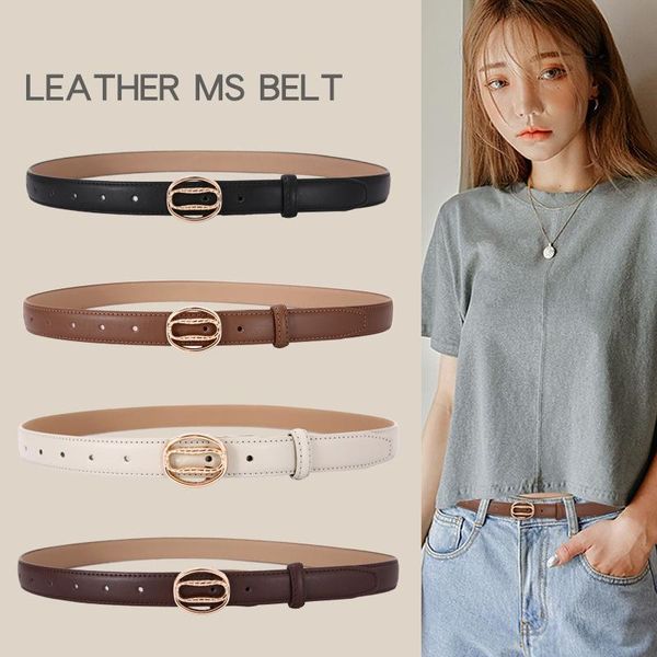belts ladies belt solid color leather material oval alloy buckle jeans dress fashion all-match decorative thin 2.3x105cm, Black;brown
belts ladies belt solid color leather material oval alloy buckle jeans dress fashion all-match decorative thin 2.3x105cm, Black;brown