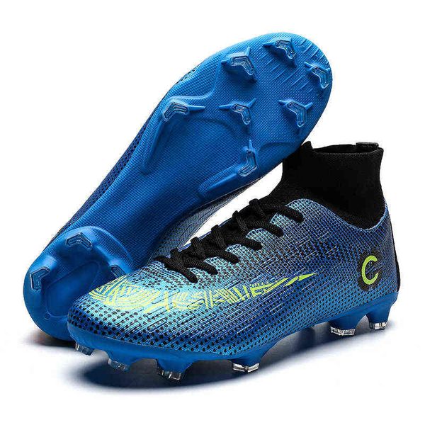 soccer shoes new football boots man artificial grass original tf/fg cleats high ankle kids crampons outdoor sock 220331
soccer shoes new football boots man artificial grass original tf/fg cleats high ankle kids crampons outdoor sock 220331