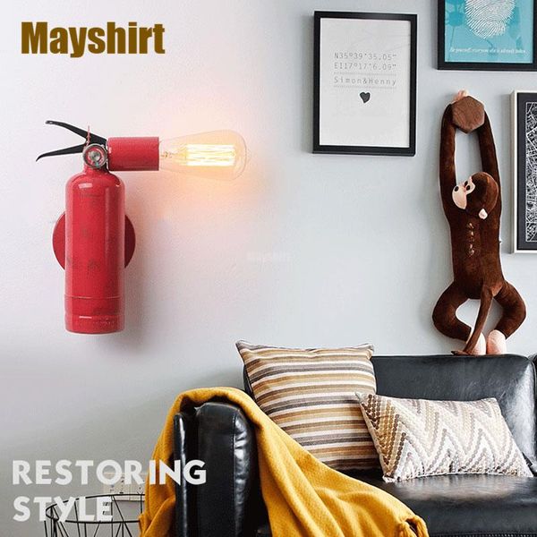 vintage fire extinguisher wall lamp industrial home bedroom living room stair light art deco bar dining fixtures
vintage fire extinguisher wall lamp industrial home bedroom living room stair light art deco bar dining fixtures