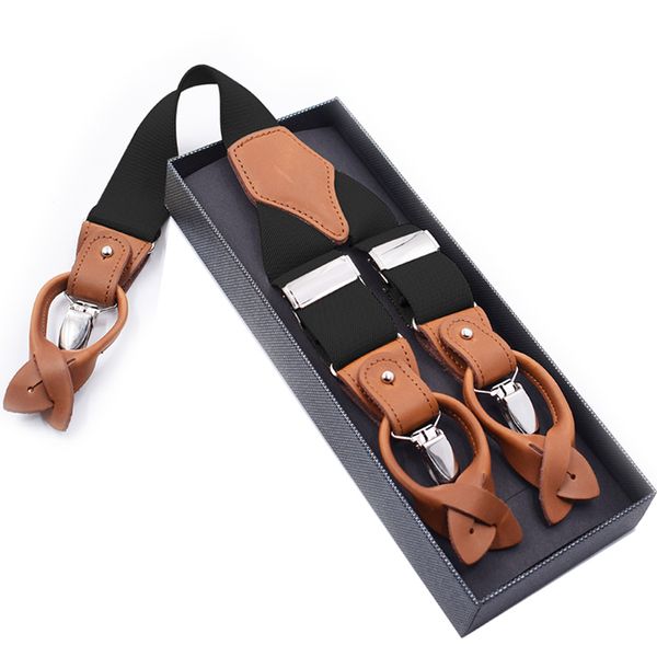 mans suspenders fashion braces genuine leather suspenders suspensorio trousers strap father/husbands gift 3.5*120cm, Black;white
mans suspenders fashion braces genuine leather suspenders suspensorio trousers strap father/husbands gift 3.5*120cm, Black;white