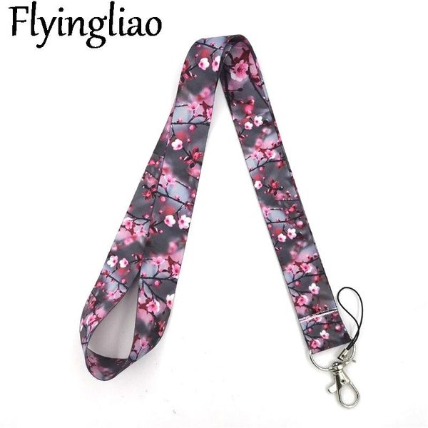 cherry plum blossom lanyard for keys the 90s phone working badge holder neck straps with hang ropes webbings ribbons gifts cell & charms
cherry plum blossom lanyard for keys the 90s phone working badge holder neck straps with hang ropes webbings ribbons gifts cell & charms