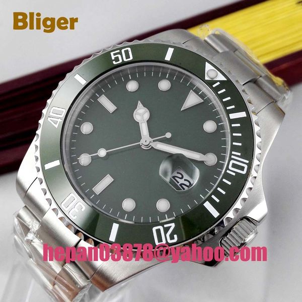 bliger 43 mm miyota 8215 automatic men's watch green sterile dial light-turning hands ceramic cover sapphire glass 303, Slivery;brown
bliger 43 mm miyota 8215 automatic men's watch green sterile dial light-turning hands ceramic cover sapphire glass 303, Slivery;brown