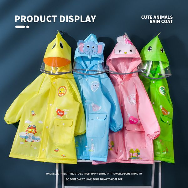 raincoat deer miley children's poncho eva cartoon wind proof big hat brim boys and girls primary school snap
raincoat deer miley children's poncho eva cartoon wind proof big hat brim boys and girls primary school snap