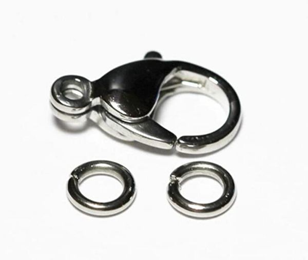 choose size 50ps stainless steel lobster clasps & 100pcs jump rings set diy jewelry findings handicraft accessories silver
choose size 50ps stainless steel lobster clasps & 100pcs jump rings set diy jewelry findings handicraft accessories silver