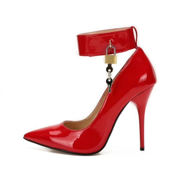 dress shoes womens high stilettos heel ankle belt metal lock pointy toe nightclub pumps plus size-48 black red
dress shoes womens high stilettos heel ankle belt metal lock pointy toe nightclub pumps plus size-48 black red