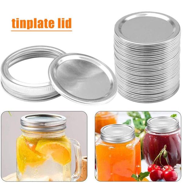 10pcs canning lids mason jar lids/bands regular mouth stainless steel for splits-type leakproof adw8 kitchen storage & organization
10pcs canning lids mason jar lids/bands regular mouth stainless steel for splits-type leakproof adw8 kitchen storage & organization