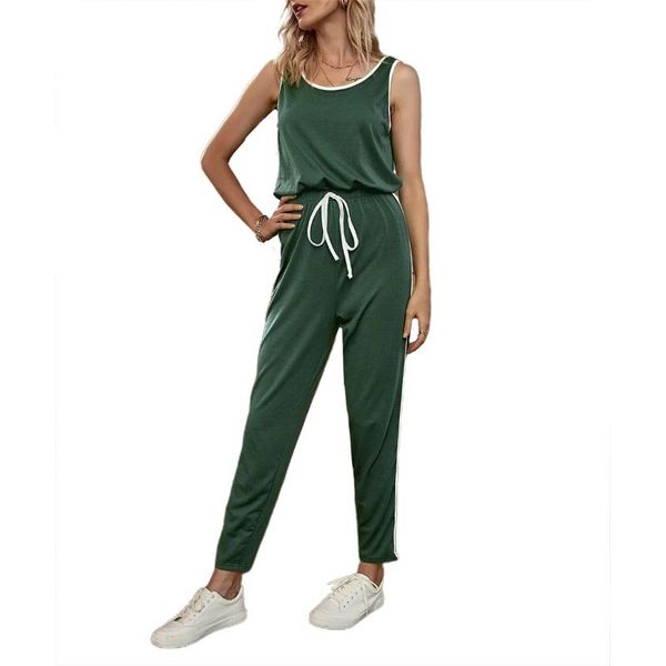 women's jumpsuits & rompers summer romper casual off-shoulder loose elastic waist high sleeveless wear lace-up long string 2021, Black;white
women's jumpsuits & rompers summer romper casual off-shoulder loose elastic waist high sleeveless wear lace-up long string 2021, Black;white