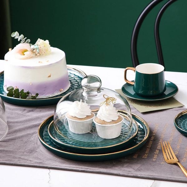 nordic cake plate dessert display tray fruit dish household serving stand glass cover kitchen baking supplies & pastry tools
nordic cake plate dessert display tray fruit dish household serving stand glass cover kitchen baking supplies & pastry tools