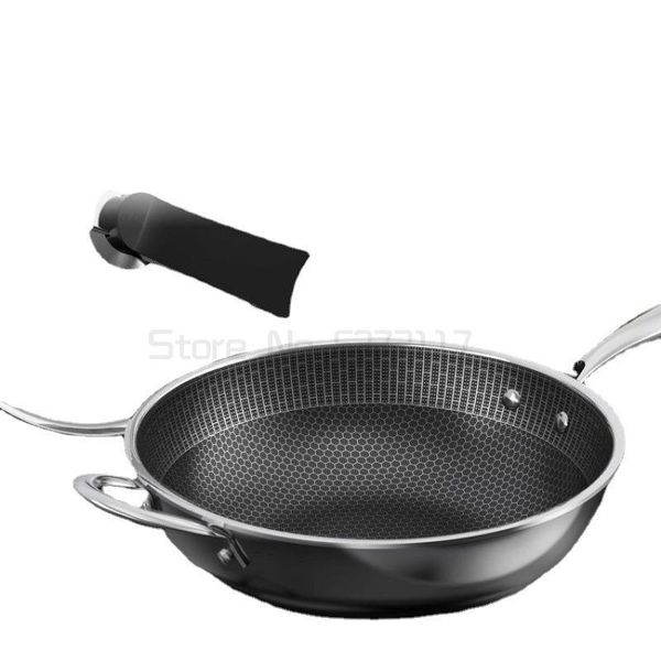 pans stainless steel honeycomb frying pan non stick without oil fume and coating kitchen cookware wok pots
pans stainless steel honeycomb frying pan non stick without oil fume and coating kitchen cookware wok pots