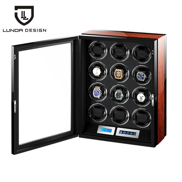 watch boxes & cases wooden mechanical winder motor shaker double winding box holder display jewelry storage organizer, Black;blue
watch boxes & cases wooden mechanical winder motor shaker double winding box holder display jewelry storage organizer, Black;blue