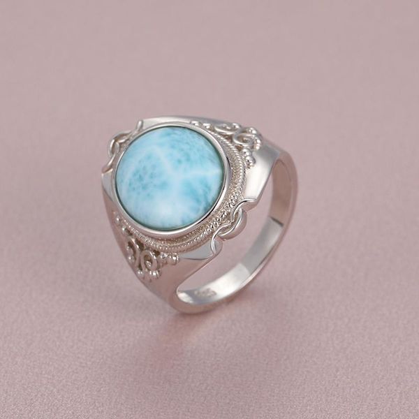 cluster rings 925 sterling silver natural stones gemstones larimar big ring retro design classic simple female jewelry for women dating, Golden;silver
cluster rings 925 sterling silver natural stones gemstones larimar big ring retro design classic simple female jewelry for women dating, Golden;silver