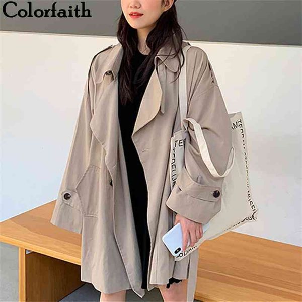 autumn winter women's trench sashes lace up outerwear england style loose solid female cardigan jk135 210427, Tan;black
autumn winter women's trench sashes lace up outerwear england style loose solid female cardigan jk135 210427, Tan;black