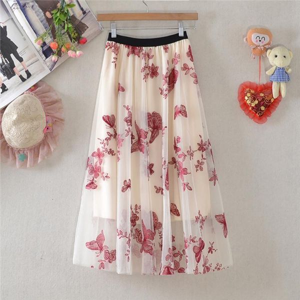 summer elegant tulle midi women skirt fashion spring streetwear high waist casual embroidery ds232, Black
summer elegant tulle midi women skirt fashion spring streetwear high waist casual embroidery ds232, Black