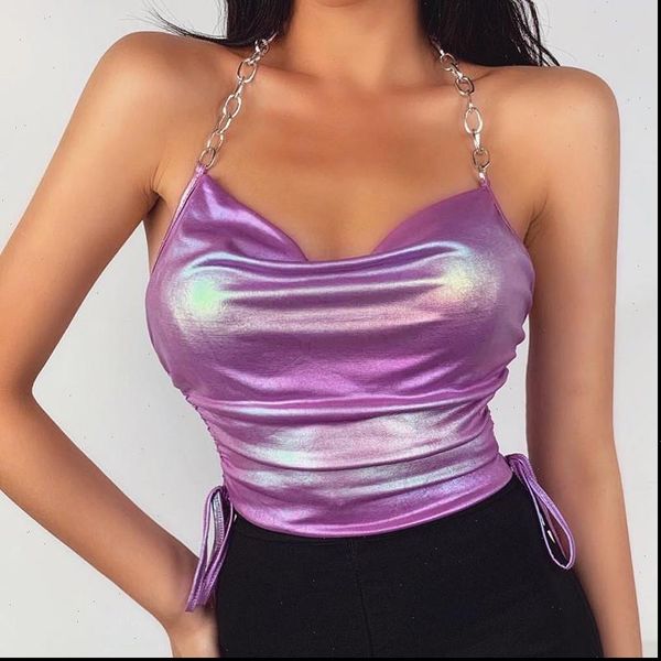 wrapped vest neck womens cami hanging slimming sleeveless pleated drawstrings hollow chain hlater backless party ladies tank, White
wrapped vest neck womens cami hanging slimming sleeveless pleated drawstrings hollow chain hlater backless party ladies tank, White
