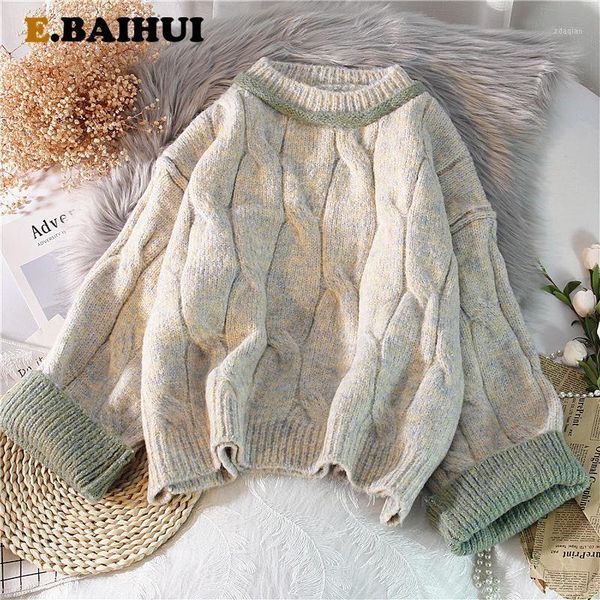 women's sweaters ebaihui winter thicken sweater women 2021 korean elegant knitted oversized warm female pullovers fashion solid, White;black
women's sweaters ebaihui winter thicken sweater women 2021 korean elegant knitted oversized warm female pullovers fashion solid, White;black