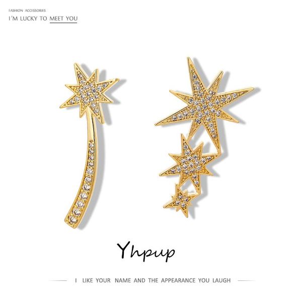 stud yhpup exquisite star asymmetry earrings temperament shiny cubic zirconia for women gold geometric 2021, Golden;silver
stud yhpup exquisite star asymmetry earrings temperament shiny cubic zirconia for women gold geometric 2021, Golden;silver