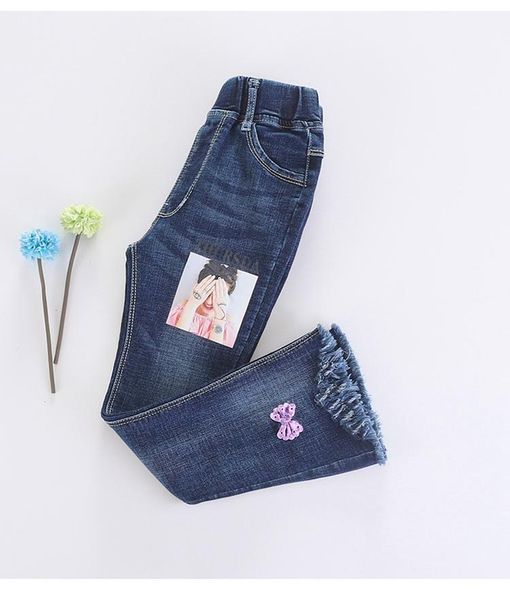 spring autumn children clothing girls jeans kids denim pants fashion casual tassel flared trousers, Blue
spring autumn children clothing girls jeans kids denim pants fashion casual tassel flared trousers, Blue