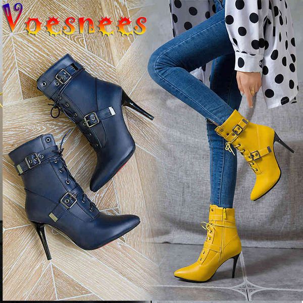 voesnees boots women autumn and winter fashion pointed belt buckle ankle boots side zipper thin heels female shoes 210514, Black
voesnees boots women autumn and winter fashion pointed belt buckle ankle boots side zipper thin heels female shoes 210514, Black