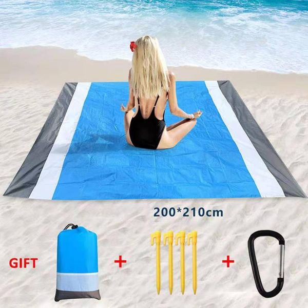2x2.1m waterproof pocket beach blanket outdoor picnic camping mat portable lightweight folding mattress sandy pads
2x2.1m waterproof pocket beach blanket outdoor picnic camping mat portable lightweight folding mattress sandy pads