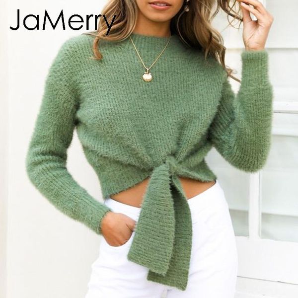 women's sweaters jamerry vintage elegant green mohair women knitted pullover sweater front bow tie female jumper autumn winter overalls, White;black
women's sweaters jamerry vintage elegant green mohair women knitted pullover sweater front bow tie female jumper autumn winter overalls, White;black