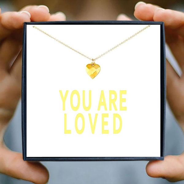 pendant necklaces trendy heart love necklace for women make a wish card christmas gift box alloy clavicle short chain festival accessories, Silver
pendant necklaces trendy heart love necklace for women make a wish card christmas gift box alloy clavicle short chain festival accessories, Silver