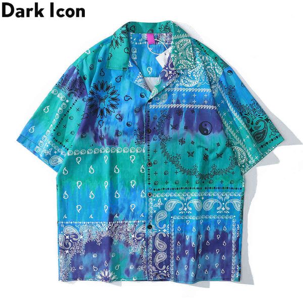 bandana polo shirt men summer light weight thin material hawaiian men's shirts 210603, White;black
bandana polo shirt men summer light weight thin material hawaiian men's shirts 210603, White;black