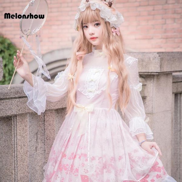 melonshow sweet lolita dress pink plus size women kawaii summer woman vintage victorian clothing casual dresses, Black;gray
melonshow sweet lolita dress pink plus size women kawaii summer woman vintage victorian clothing casual dresses, Black;gray