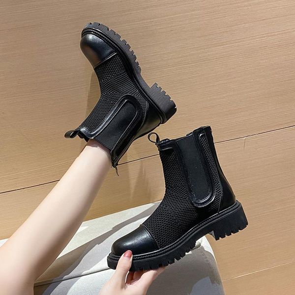 boots women 2021 shoes round toe flat heel luxury designer summer autumn rubber ankle rock ladies lolita med, Black
boots women 2021 shoes round toe flat heel luxury designer summer autumn rubber ankle rock ladies lolita med, Black