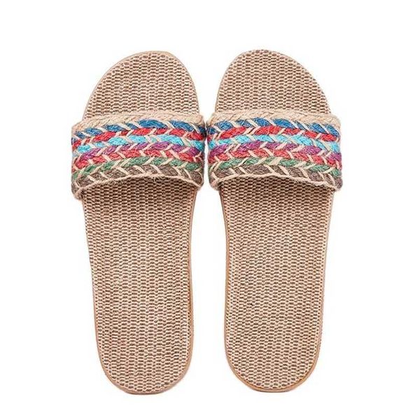 suihyung women flax slippers flat sandals summer non-slip ladies home shoes breather belt casual slides female indoor flip flops 211206, Black
suihyung women flax slippers flat sandals summer non-slip ladies home shoes breather belt casual slides female indoor flip flops 211206, Black