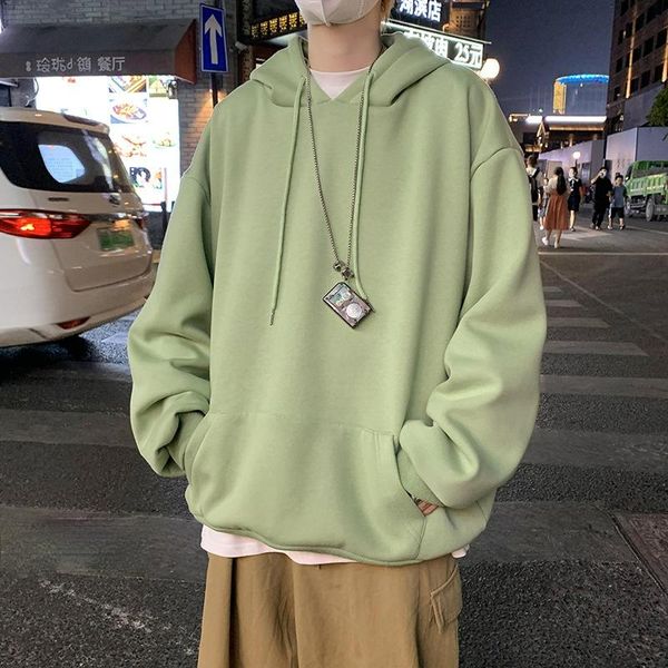 men's fashion oversized style coats 13 color hooded hoodies clothes casual sweatshirts solid pullover m-2xl &, Black
men's fashion oversized style coats 13 color hooded hoodies clothes casual sweatshirts solid pullover m-2xl &, Black