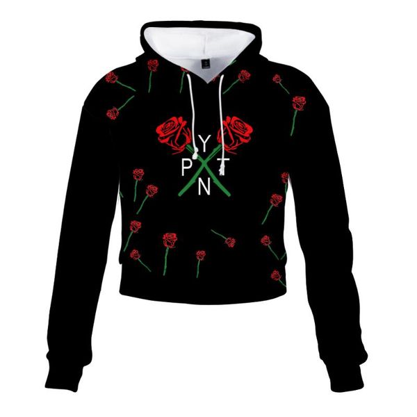 women's hoodies & sweatshirts payton moormeier streetwear navel sweatshirt kpop pullovers women exposed lumbar roses surround 3d casual, Black
women's hoodies & sweatshirts payton moormeier streetwear navel sweatshirt kpop pullovers women exposed lumbar roses surround 3d casual, Black