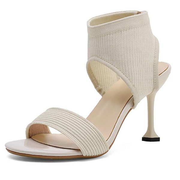 knitting women sandals summer thin high heels pumps female slion-on ladies shoes 2021 night club party woman, Black
knitting women sandals summer thin high heels pumps female slion-on ladies shoes 2021 night club party woman, Black