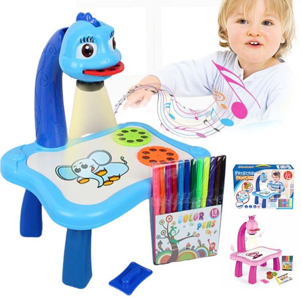 Children DIY Educational Early Learning Musical Projector Projection Painting Drawing Table Desk Toy Paint Tools Kids Gift
Children DIY Educational Early Learning Musical Projector Projection Painting Drawing Table Desk Toy Paint Tools Kids Gift