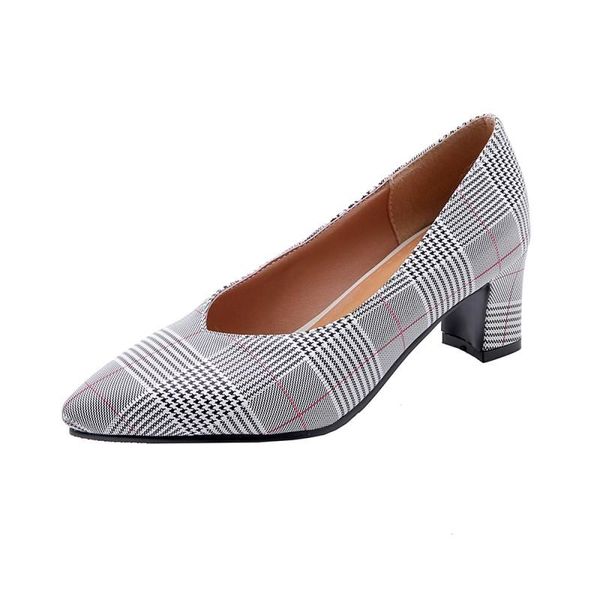 dress shoes oversized pointed shallow mouth plaid single ladies high heels women woman pumps, Black
dress shoes oversized pointed shallow mouth plaid single ladies high heels women woman pumps, Black