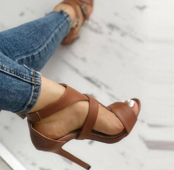 dress shoes high heels 2021 spring and summer large size 35-43 stiletto buckle women's sandals women shoe chaussure femme, Black
dress shoes high heels 2021 spring and summer large size 35-43 stiletto buckle women's sandals women shoe chaussure femme, Black